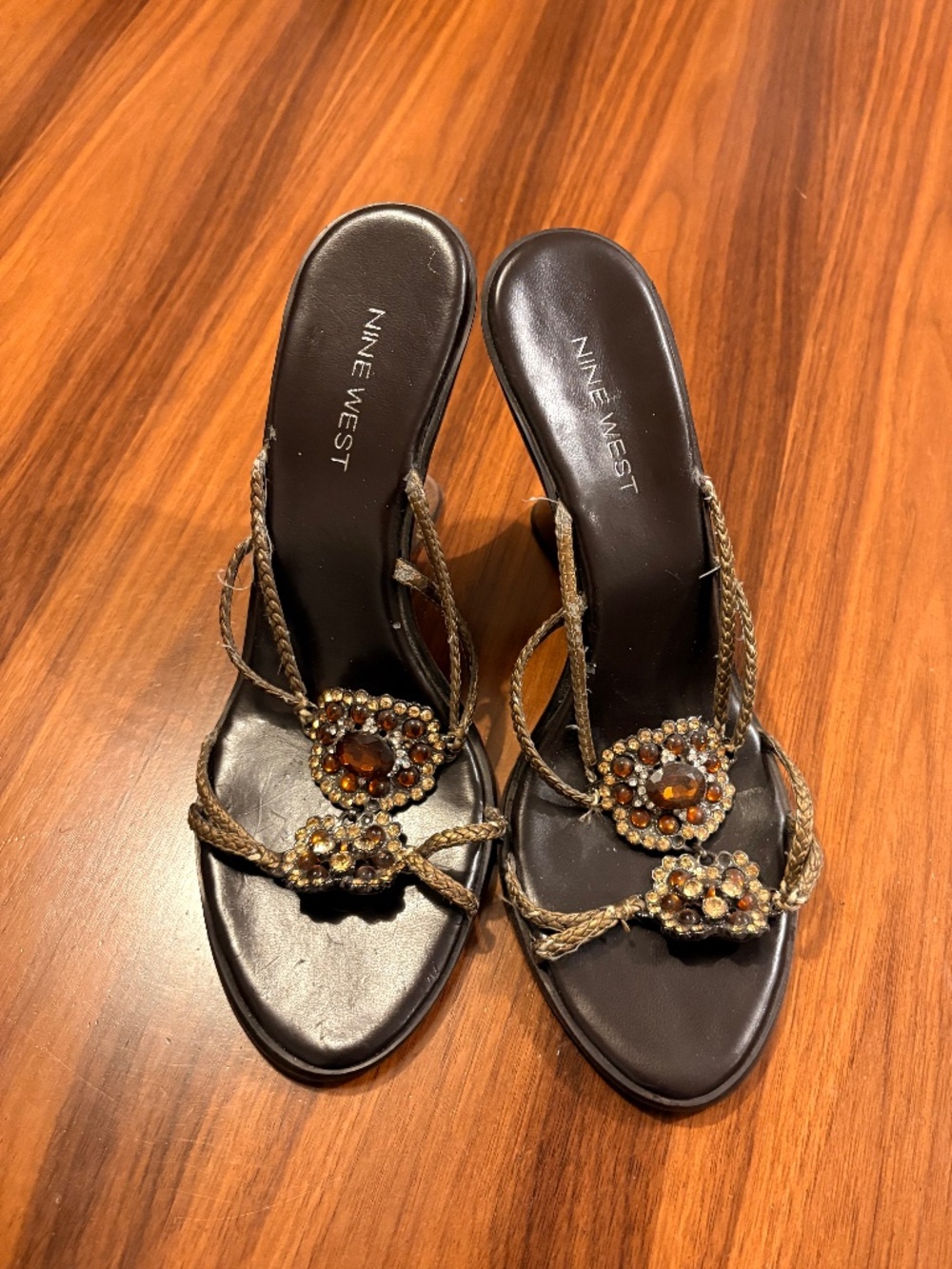 Nine west platform sandals size 8 US